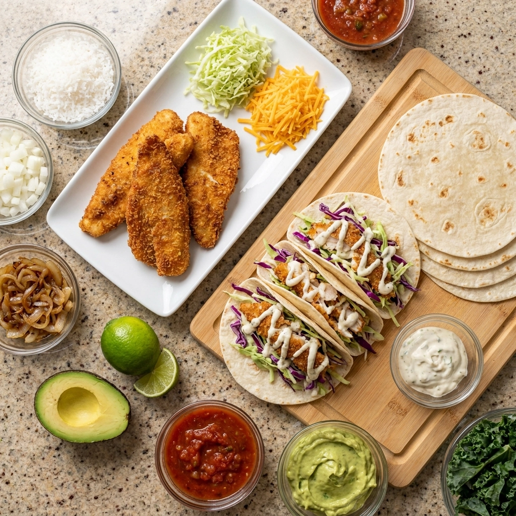 Crispy Coconut Fish Tacos with Zesty Lime Slaw | Easy Seafood Dinner Idea