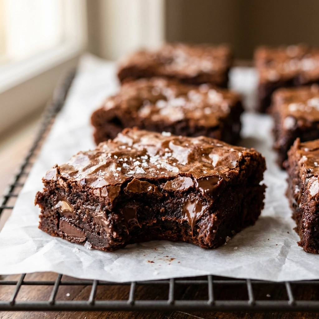 Double Chocolate White Bean Brownies | Healthy Fudgy Chocolate Dessert