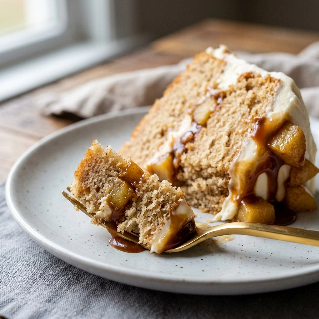 The Definitive Salted Caramel Apple Cake | Easy Fall Dessert Recipe