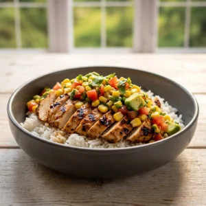 Street Corn Chicken Rice Bowl: Bold Mexican Flavors in One Dish | Easy Dinner Idea