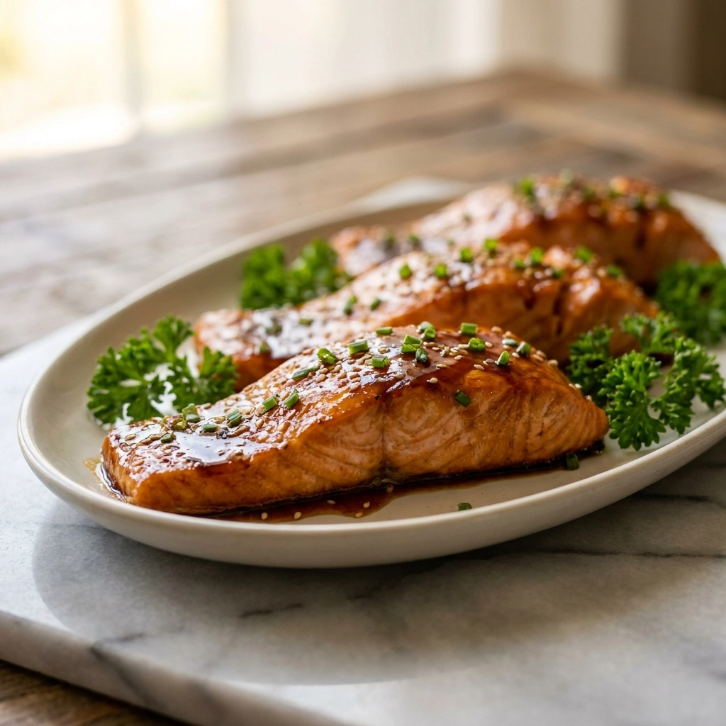 Orange Teriyaki Salmon: A Fusion of Zesty Citrus and Umami | Easy Healthy Dinner