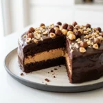 Easy Chocolate Hazelnut Cake | Moist Nutella Chocolate Cake Recipe