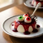Spooky Halloween Panna Cotta Eyeballs – Zesty Delight! | Scary Dessert Ideas