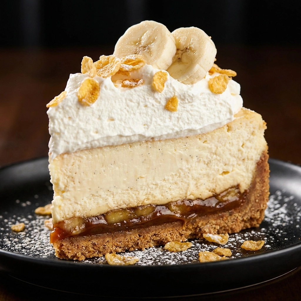 Creamy Banana Pudding Cheesecake | Easy No Bake Banana Dessert Recipe