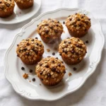 Oatmeal To-Go Pumpkin Chocolate Chip Muffins | Healthy Fall Breakfast Ideas