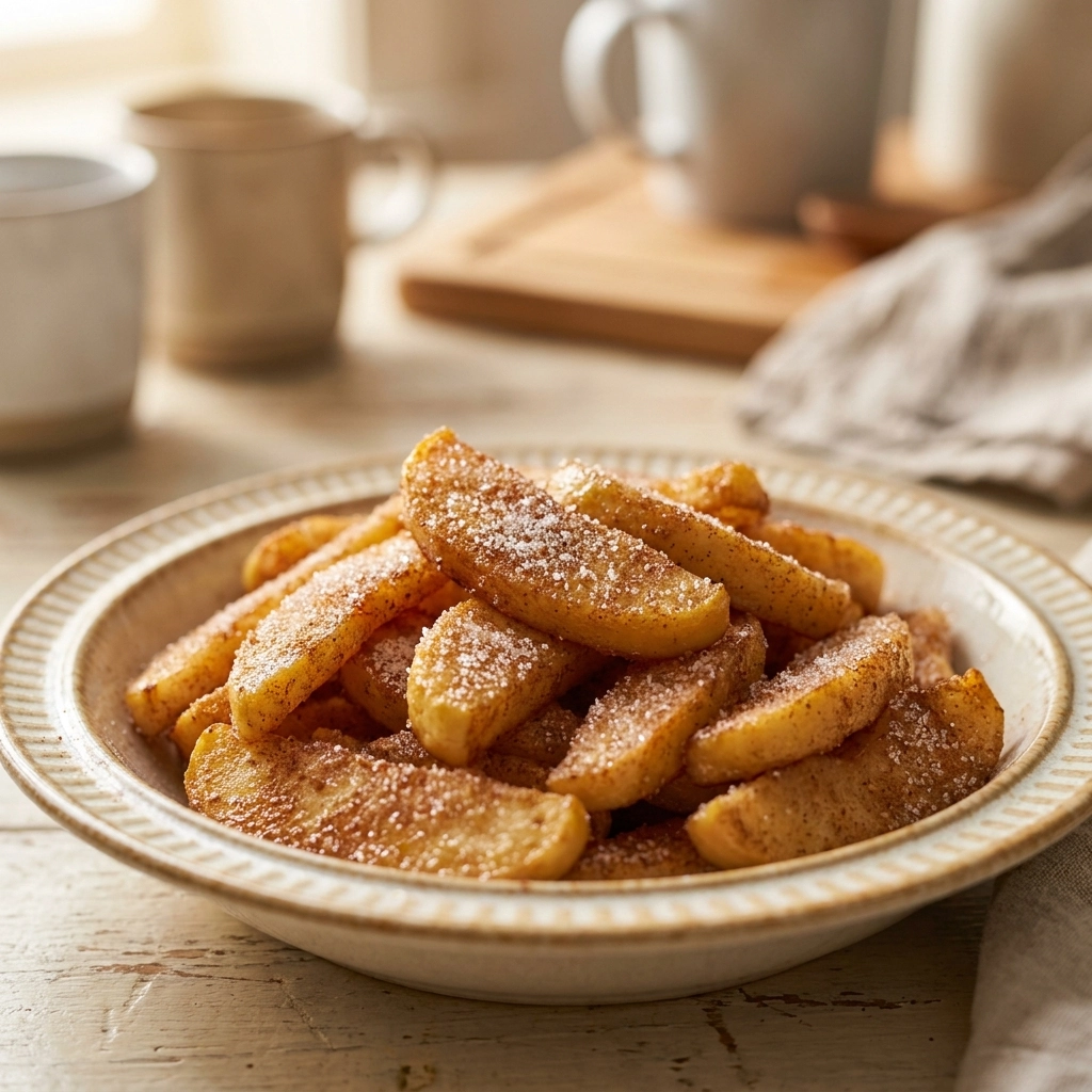Air Fryer Apple Fries: The Sweetest Snack You’ll Love! | Easy Healthy Dessert