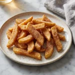 Crispy Air Fryer Apple Fries with Cinnamon Sugar | Easy Healthy Dessert Snack