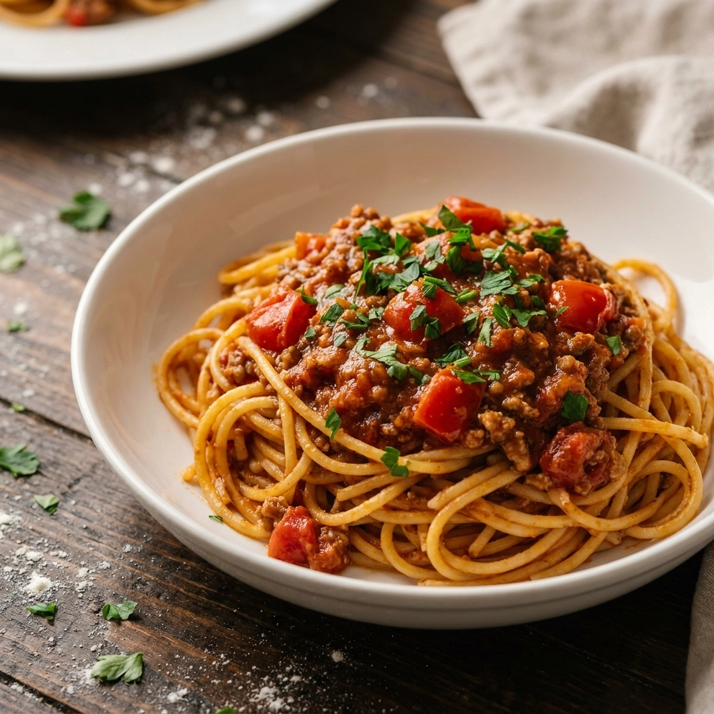 Cheesy Crockpot Taco Spaghetti for Effortless Dinners | Slow Cooker Taco Pasta