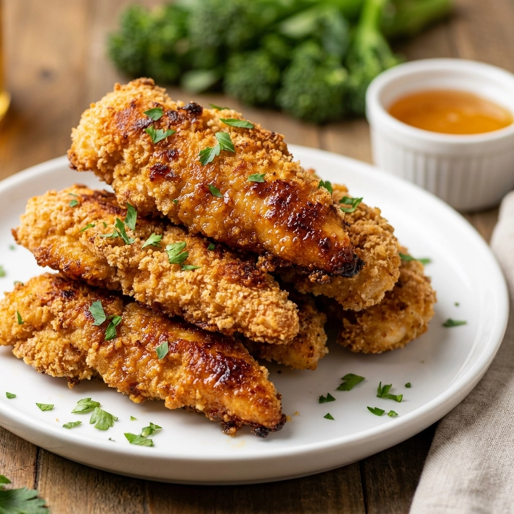 Crispy Air Fryer Cracker Barrel Chicken Tenderloins | Easy Homemade Chicken Strips