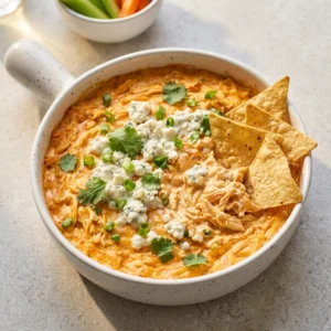 The Ultimate Creamy Buffalo Chicken Dip | Easy Game Day Appetizer Recipe