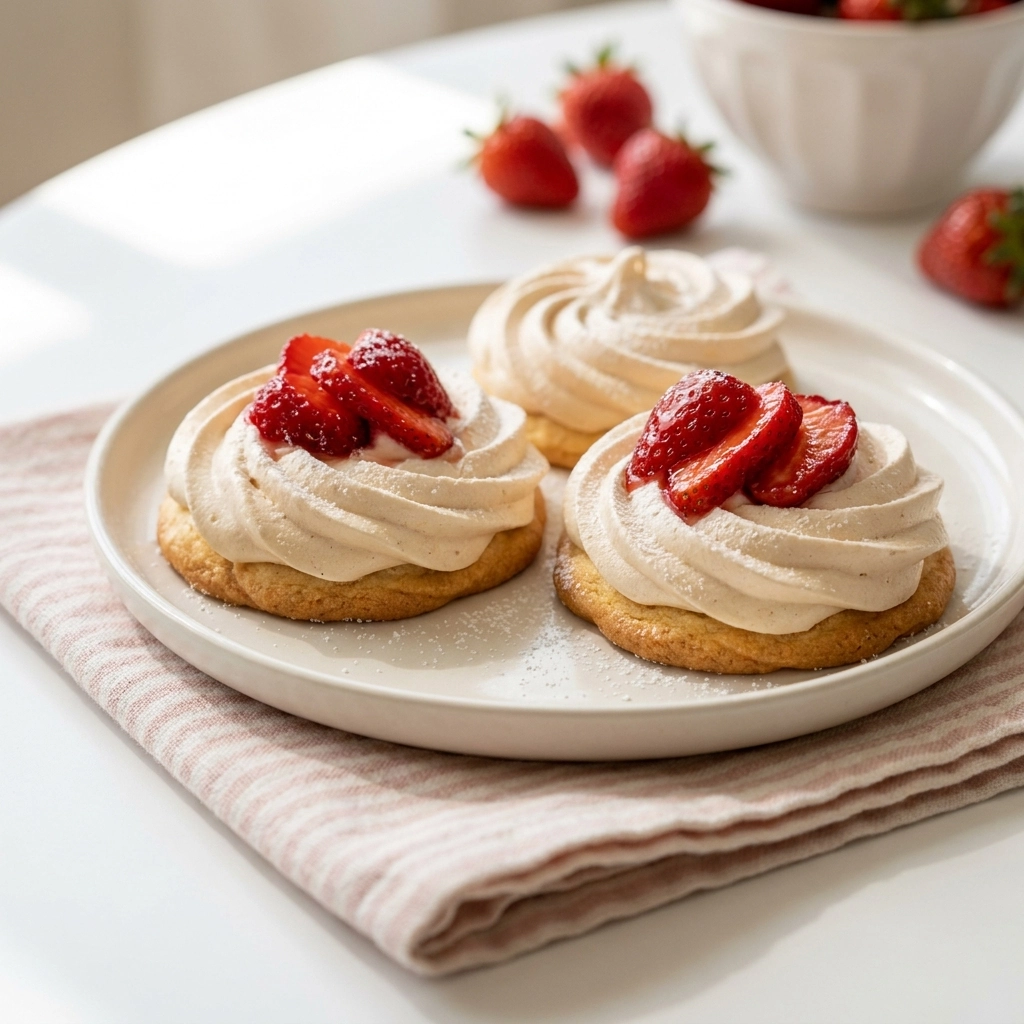 Delightful Strawberry Meringue Cookies Recipe | Easy Strawberry Meringues