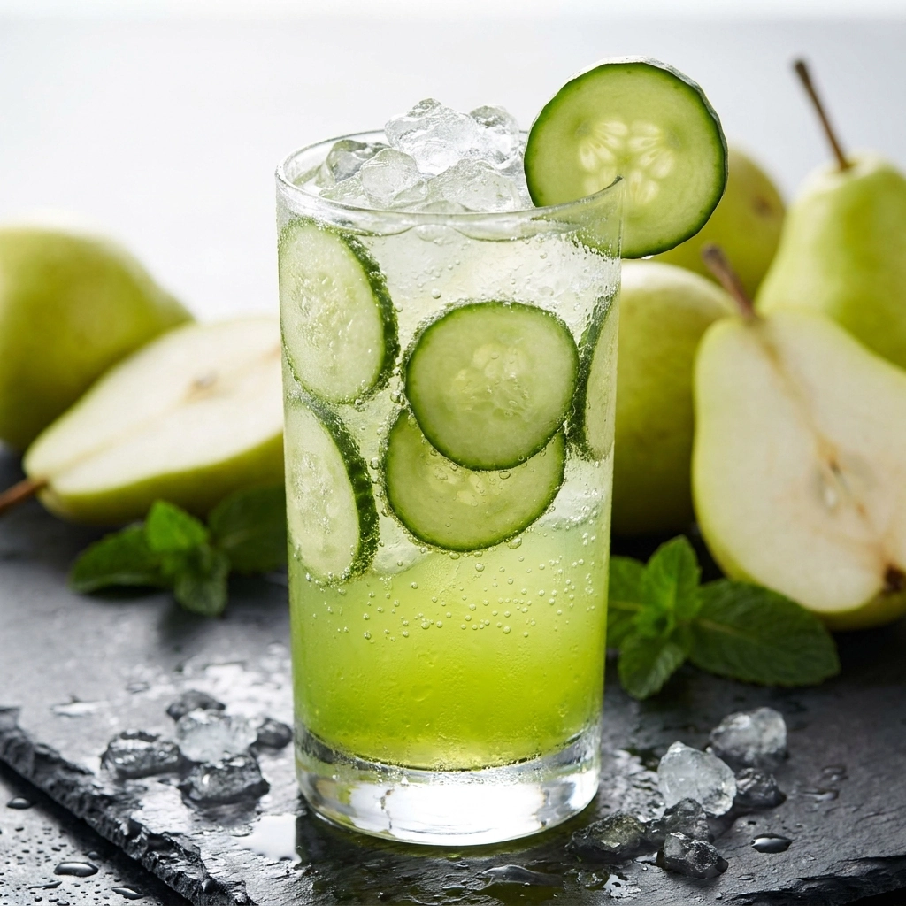 Pear Cucumber Slim Drink: The Ultimate Refreshing Glow-Up Sip | Detox Drink Recipe