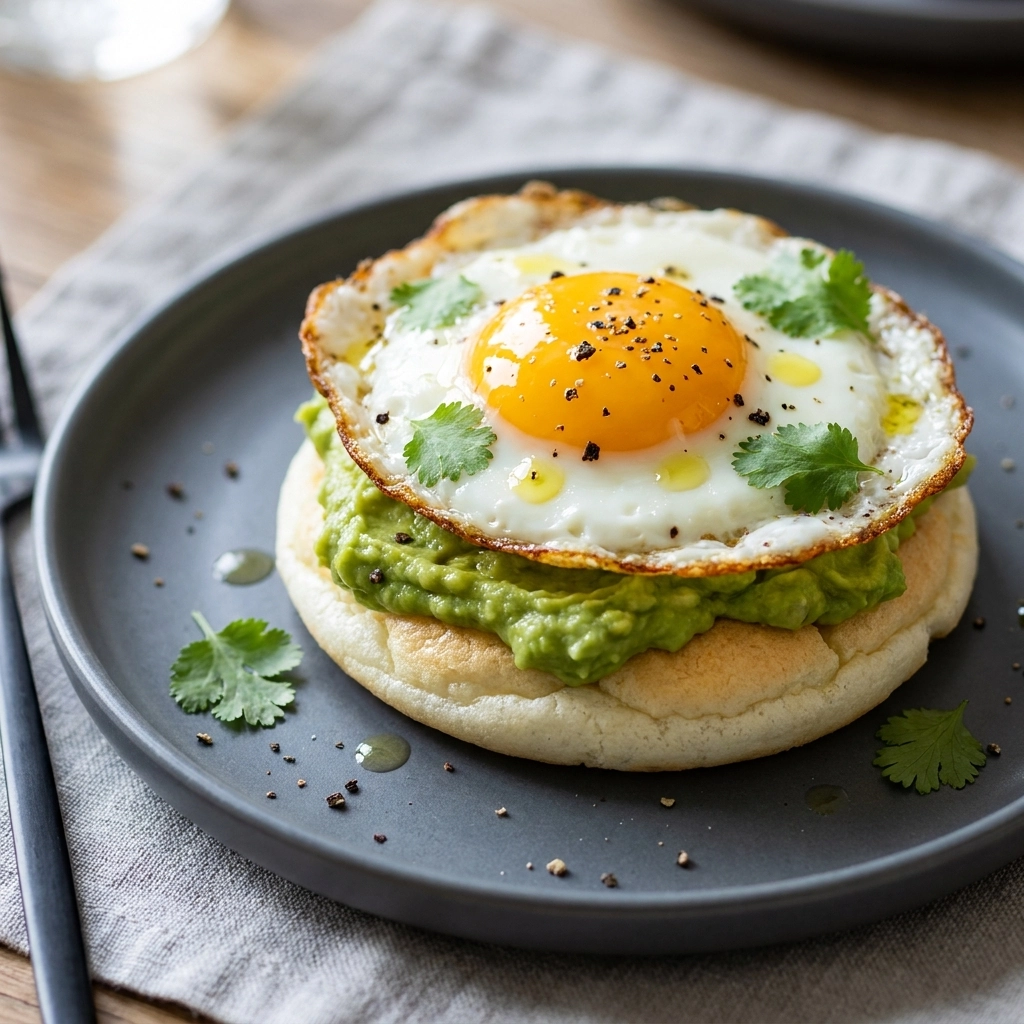 Fluffy Cloud Bread with Avocado & Egg – Your Keto Delight | Low Carb Breakfast Idea