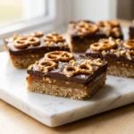 Toffee Pretzel Chocolate Crunch Bars | Easy Sweet and Salty Dessert Recipe