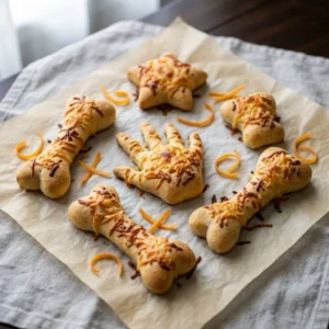 Spooky Cheesy Halloween Breadstick Bones Recipe Delight | Easy Halloween Appetizers