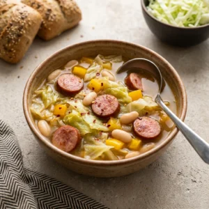 Cozy Cabbage Sausage Soup: The Ultimate Comfort Bowl | Healthy Winter Soup Recipe