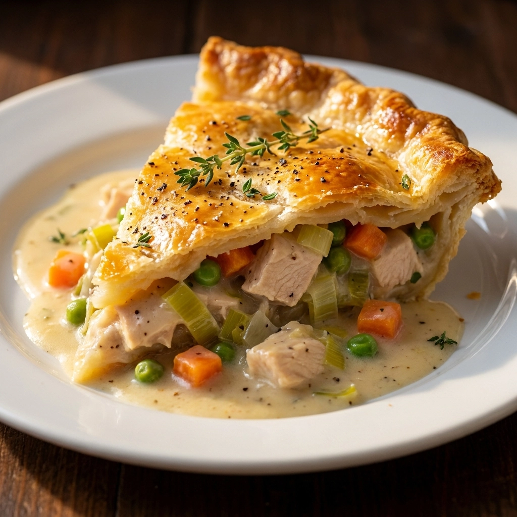 Simple and Delicious Chicken and Leek Pie Recipe | Easy Comfort Food Dinner
