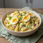 Creamy Deviled Egg Pasta Salad with a Zesty Twist | Easy Summer Pasta Salad Recipe
