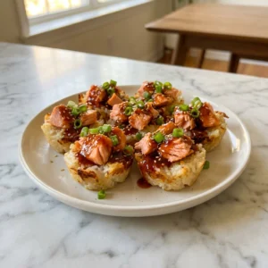 Honey Sriracha Salmon Rice Cups: The Ultimate Sweet and Spicy Treat | Easy Salmon Meal Prep