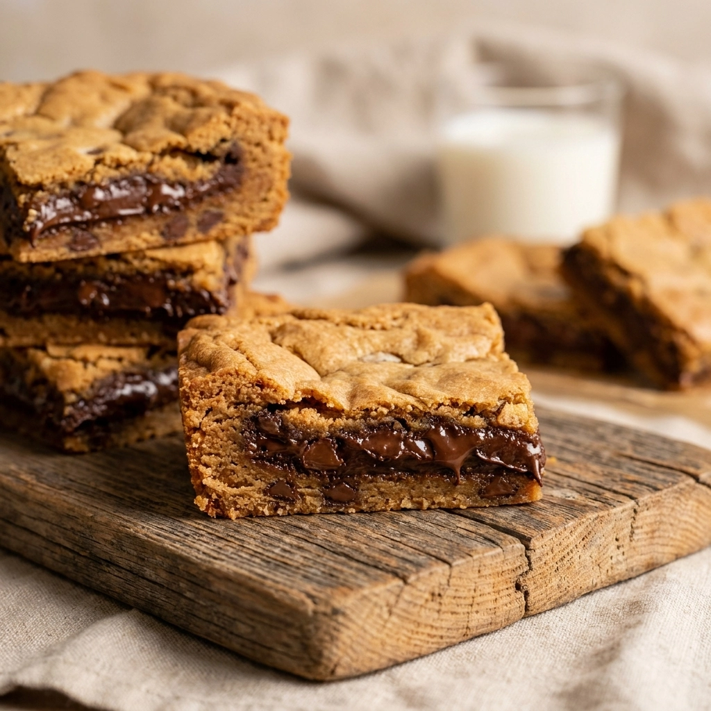 Ultimate Peanut Butter Chocolate Chip Cookie Bars | Easy Dessert Bar Recipe
