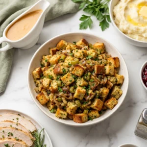 Easy Slow Cooker Stuffing: The Ultimate Stress-Free Thanksgiving Side | Crockpot Stuffing