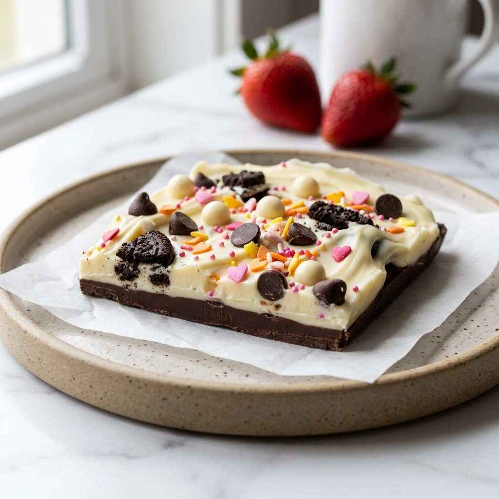 Irresistible Savory Halloween White Chocolate Candy Bark | Easy Spooky Dessert Treat