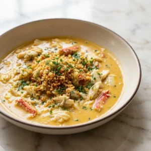 Creamy Crab Stew: A Rich and Savory Seafood Classic | Easy Crab Bisque Recipe