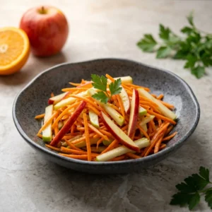 Crunchy Carrot Apple Salad – A Flavorful Delight! | Easy Healthy Side Dish