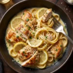 Creamy Lemon Chicken Pasta Recipe for Dinner | Easy Lemon Garlic Pasta