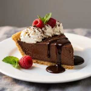 The Ultimate No-Bake Chocolate Pudding Pie | Easy Dessert Recipes for Parties