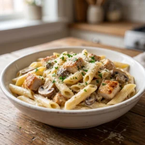 The Ultimate Creamy Chicken Mushroom Pasta for Comfort Food Lovers | Easy Dinner Idea