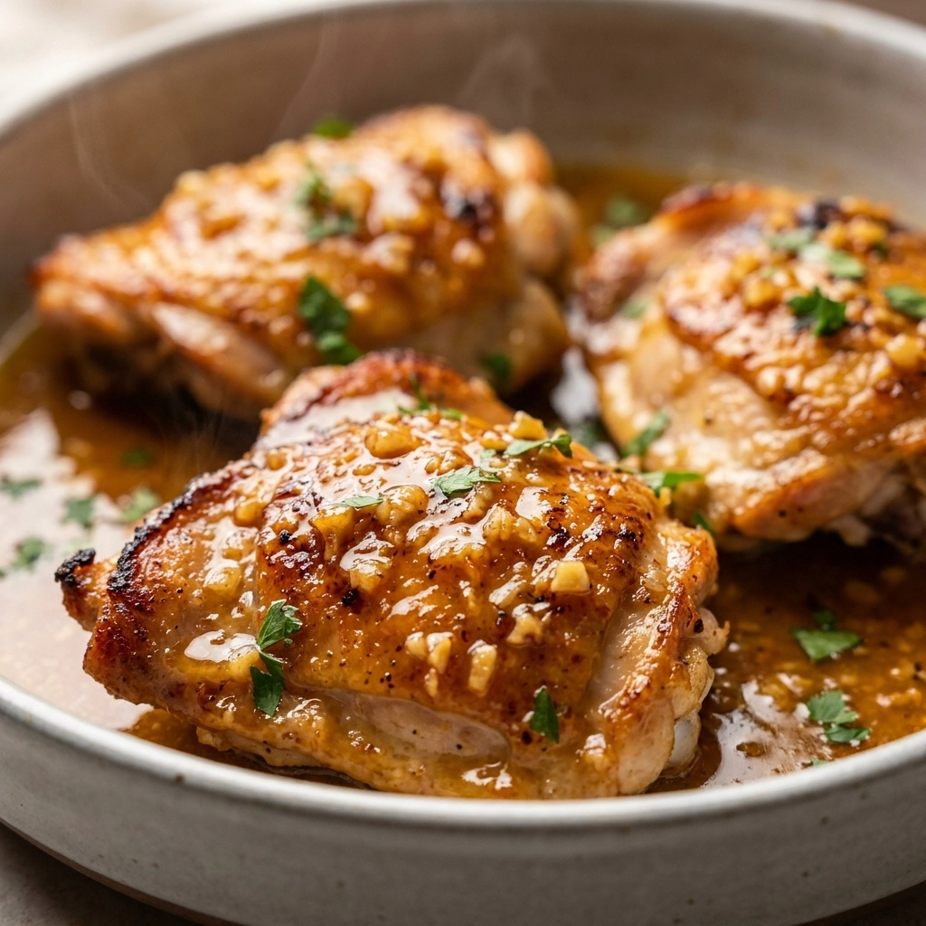 Delicious Garlic Butter Chicken Thighs Recipe | Easy One Pan Dinner Ideas