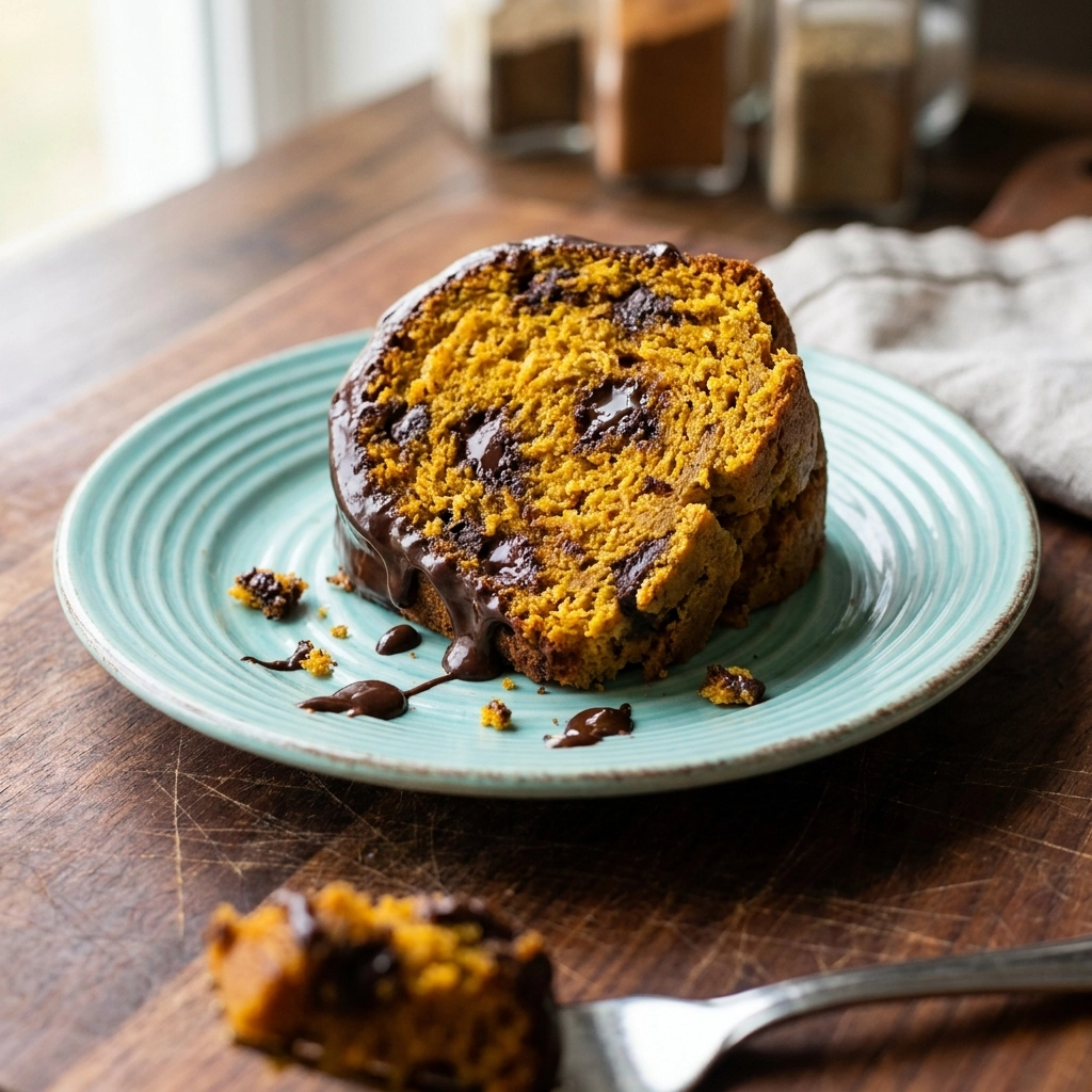 The Best Pumpkin Chocolate Chip Bundt Cake with Chocolate Ganache | Fall Dessert Ideas