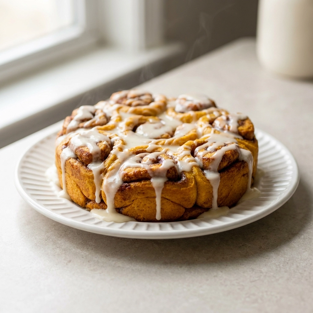 Pumpkin Cinnamon Roll Casserole | Easy Fall Pumpkin Breakfast Recipe