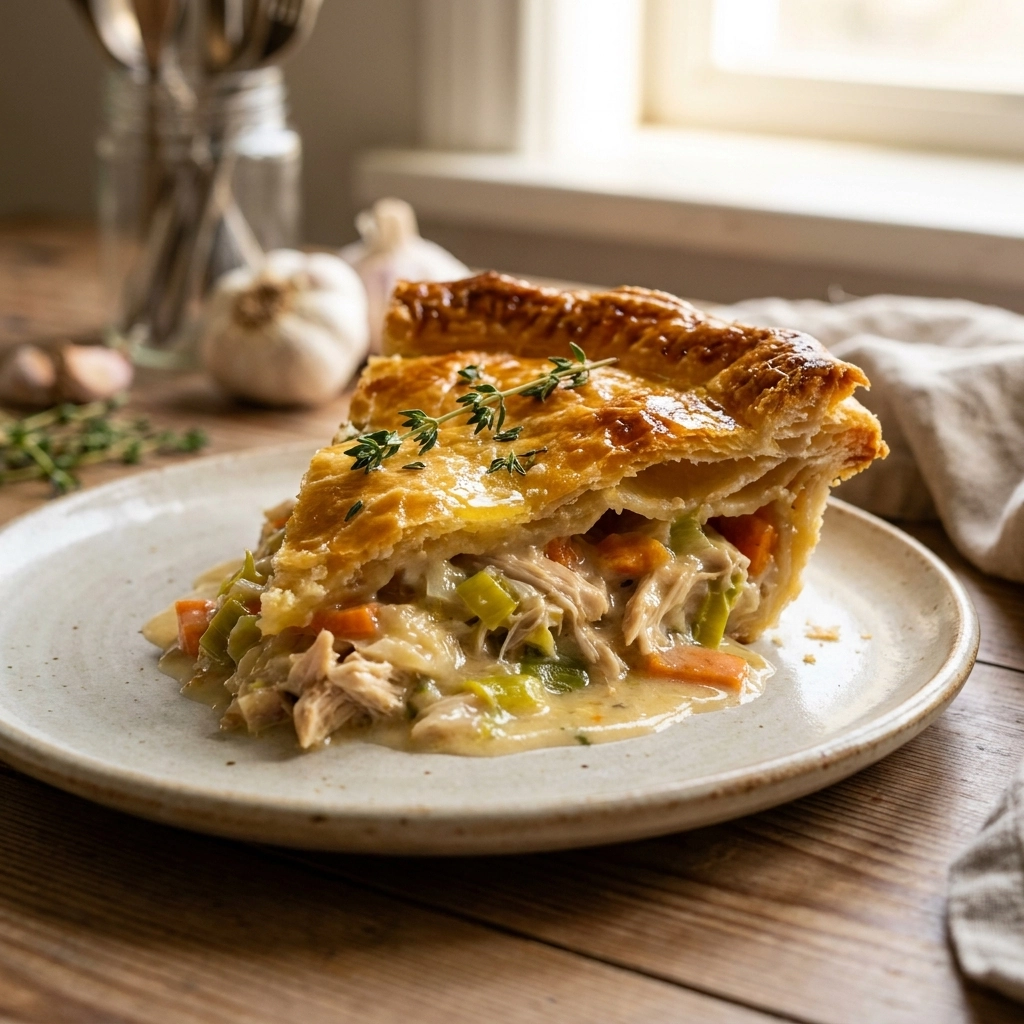 Simple and Delicious Chicken and Leek Pie Recipe | Easy Comfort Food Dinner