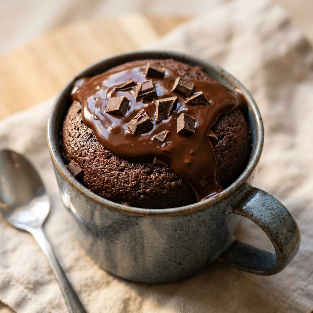 Fudgy Chocolate Mug Brownie | Easy Single Serve Dessert Recipe