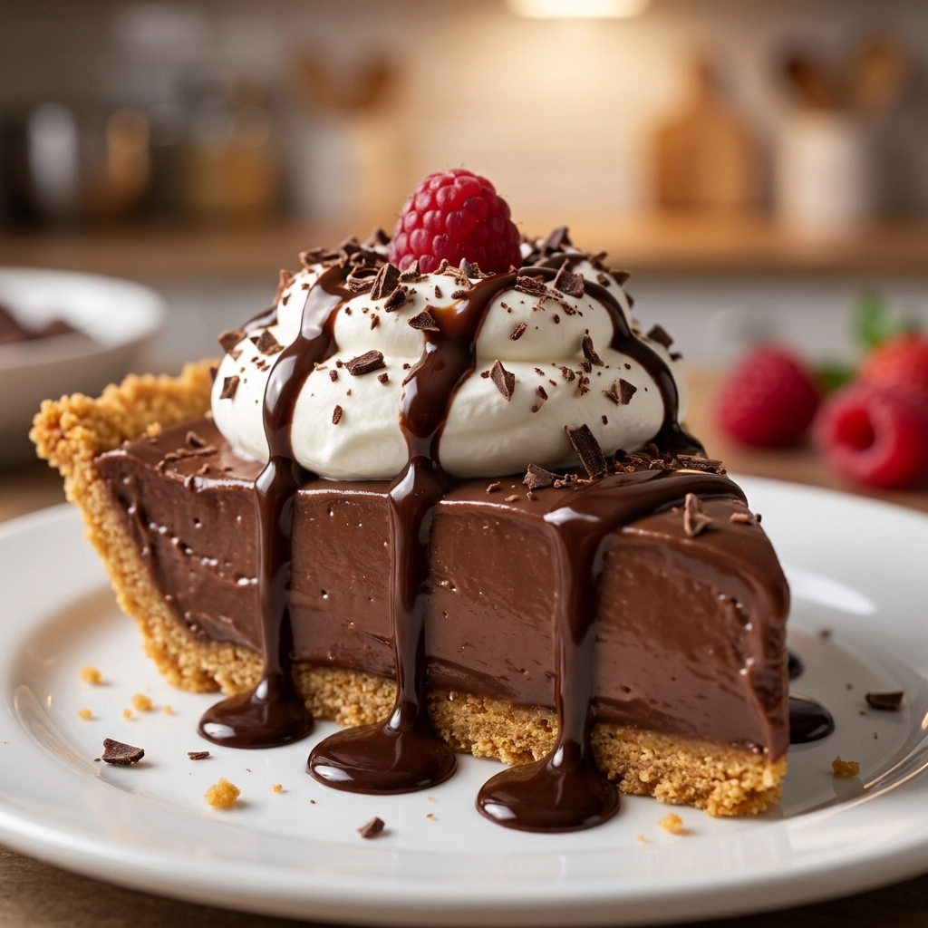 The Ultimate No-Bake Chocolate Pudding Pie | Easy Dessert Recipes for Parties