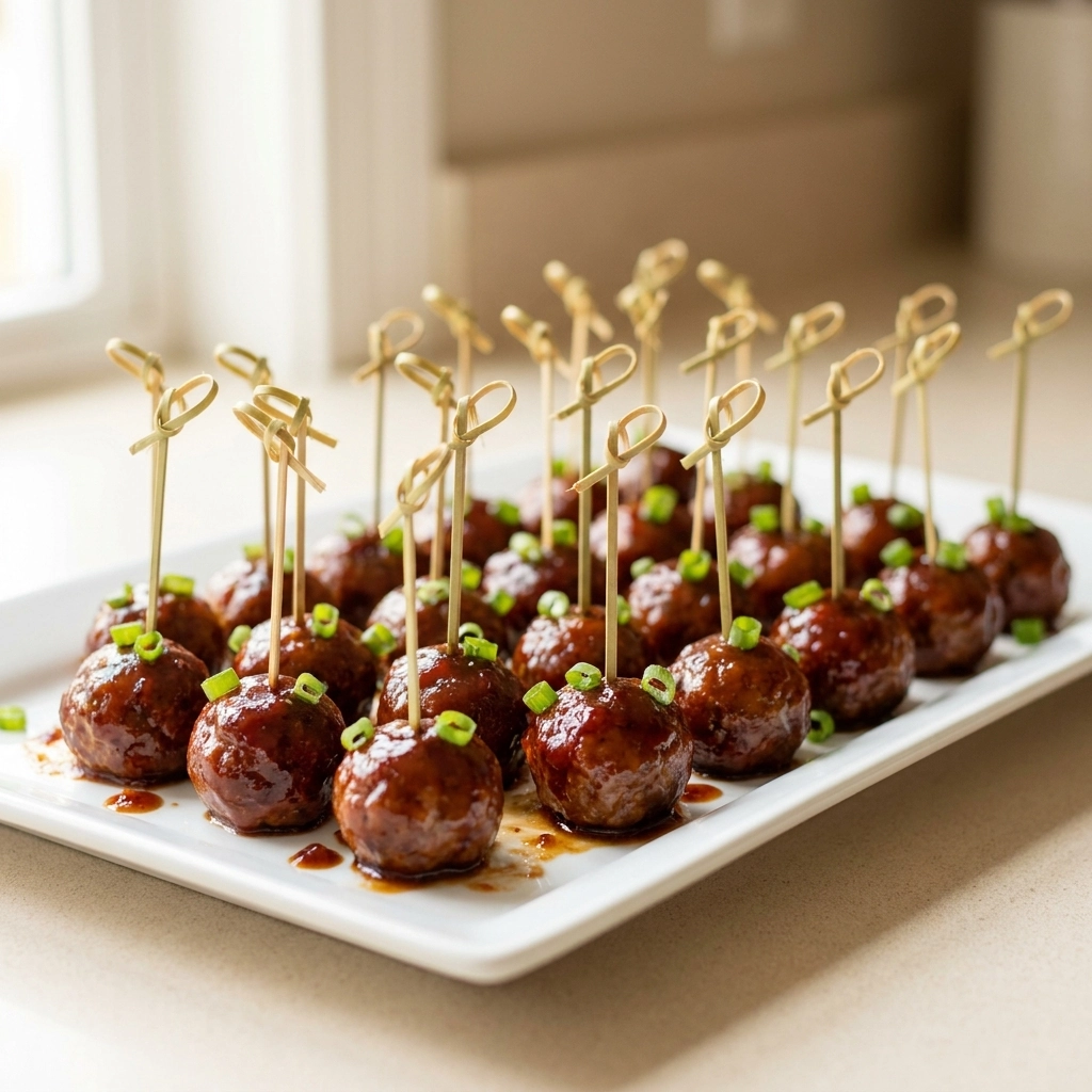 Slow Cooker Grape Jelly Meatballs | Easy Party Appetizer Recipe