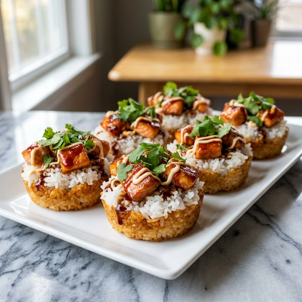 Honey Sriracha Salmon Rice Cups: The Ultimate Sweet and Spicy Treat | Easy Salmon Meal Prep