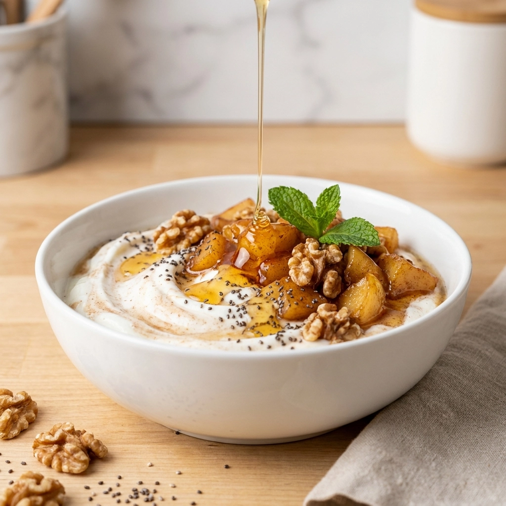 Apple Cinnamon Protein Yogurt Bowl: The Ultimate Healthy Breakfast | High Protein Bowl