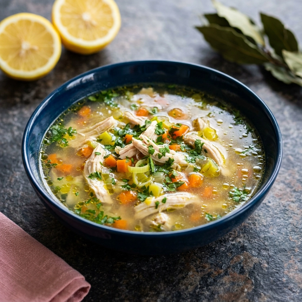 Low Carb Keto Chicken Soup for Cold Days | Easy Keto Comfort Food Recipe