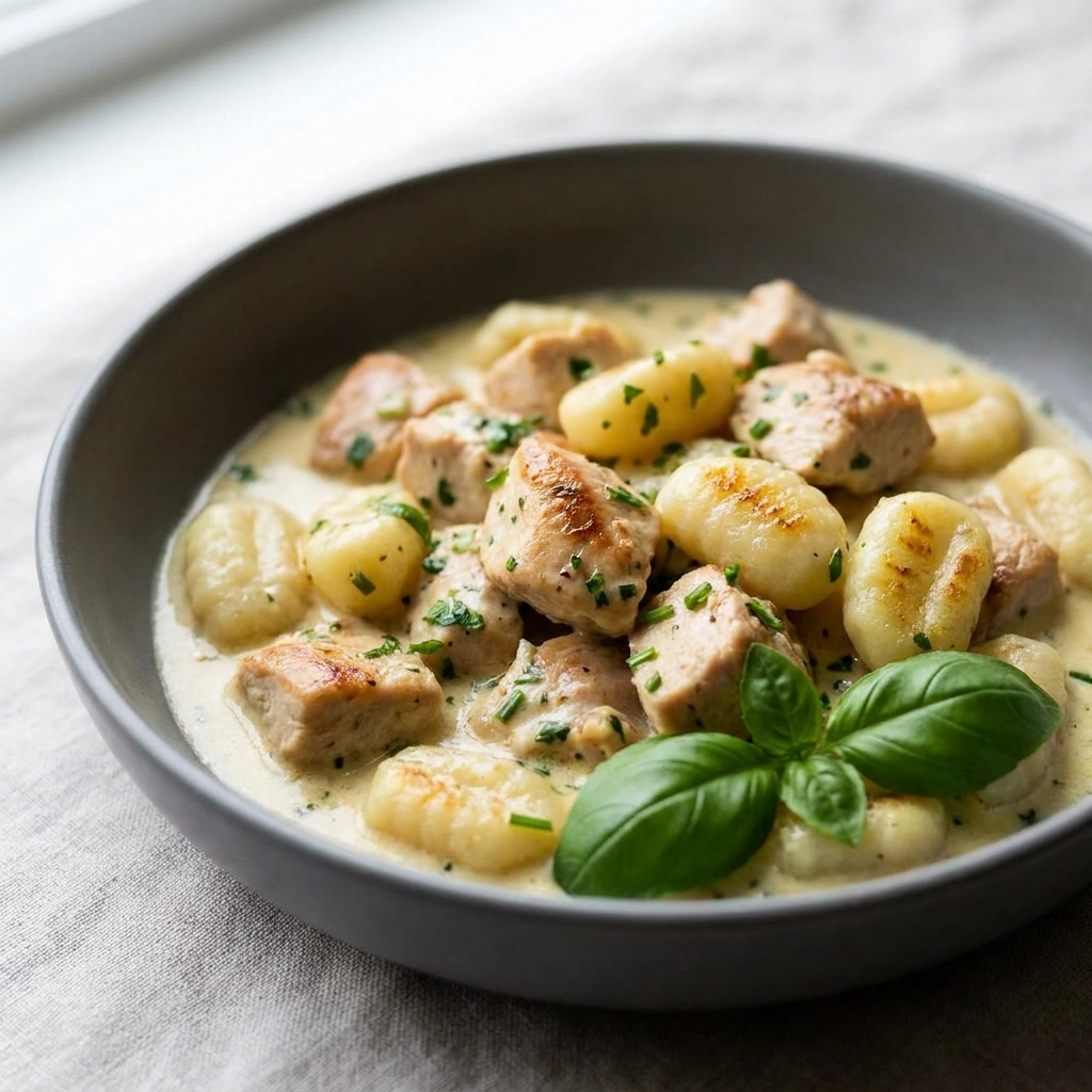 Creamy Chicken Gnocchi Recipe | Easy One Pot Comfort Food Dinner