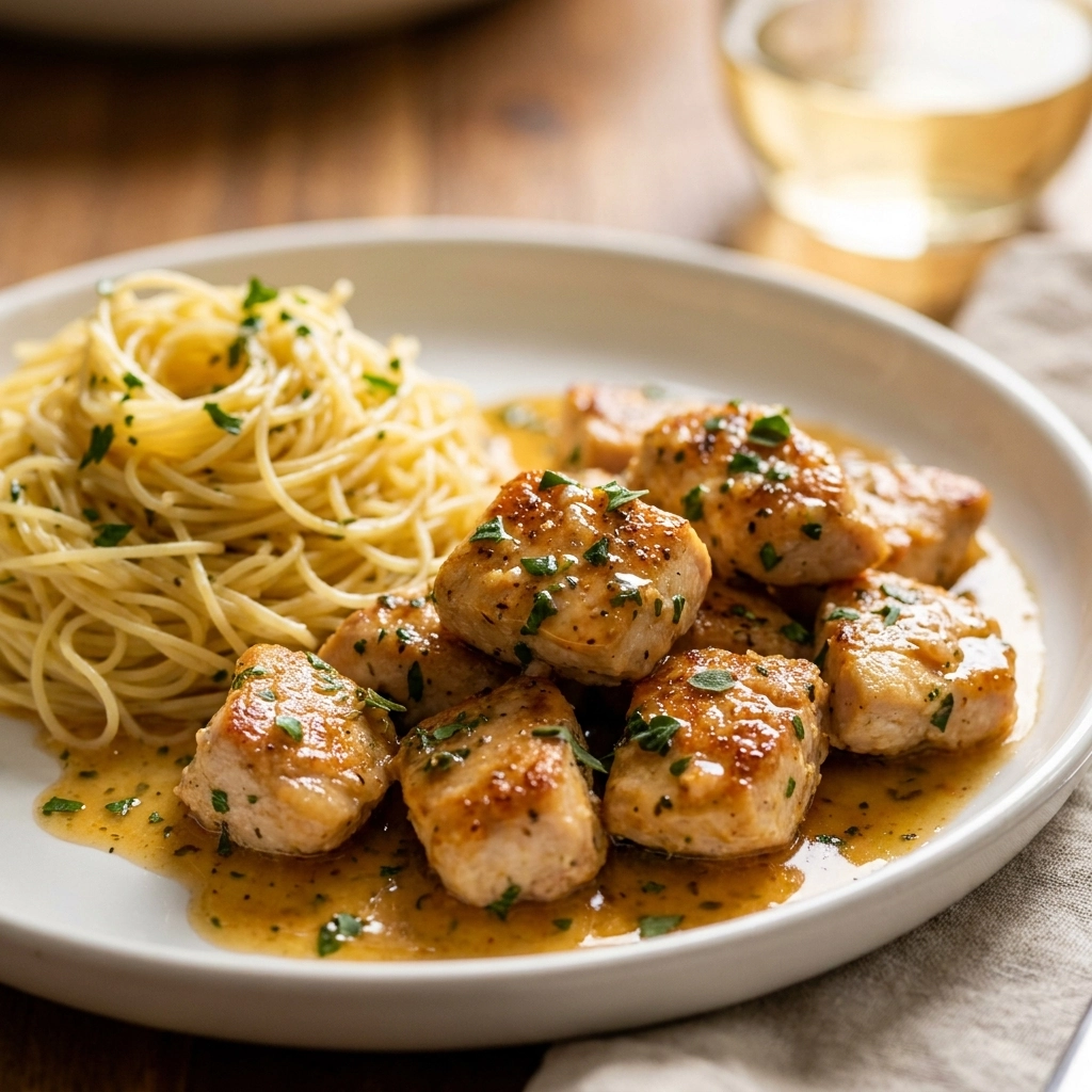Buttery Garlic Chicken: A Golden Pan-Seared Classic | Easy Garlic Chicken Dinner