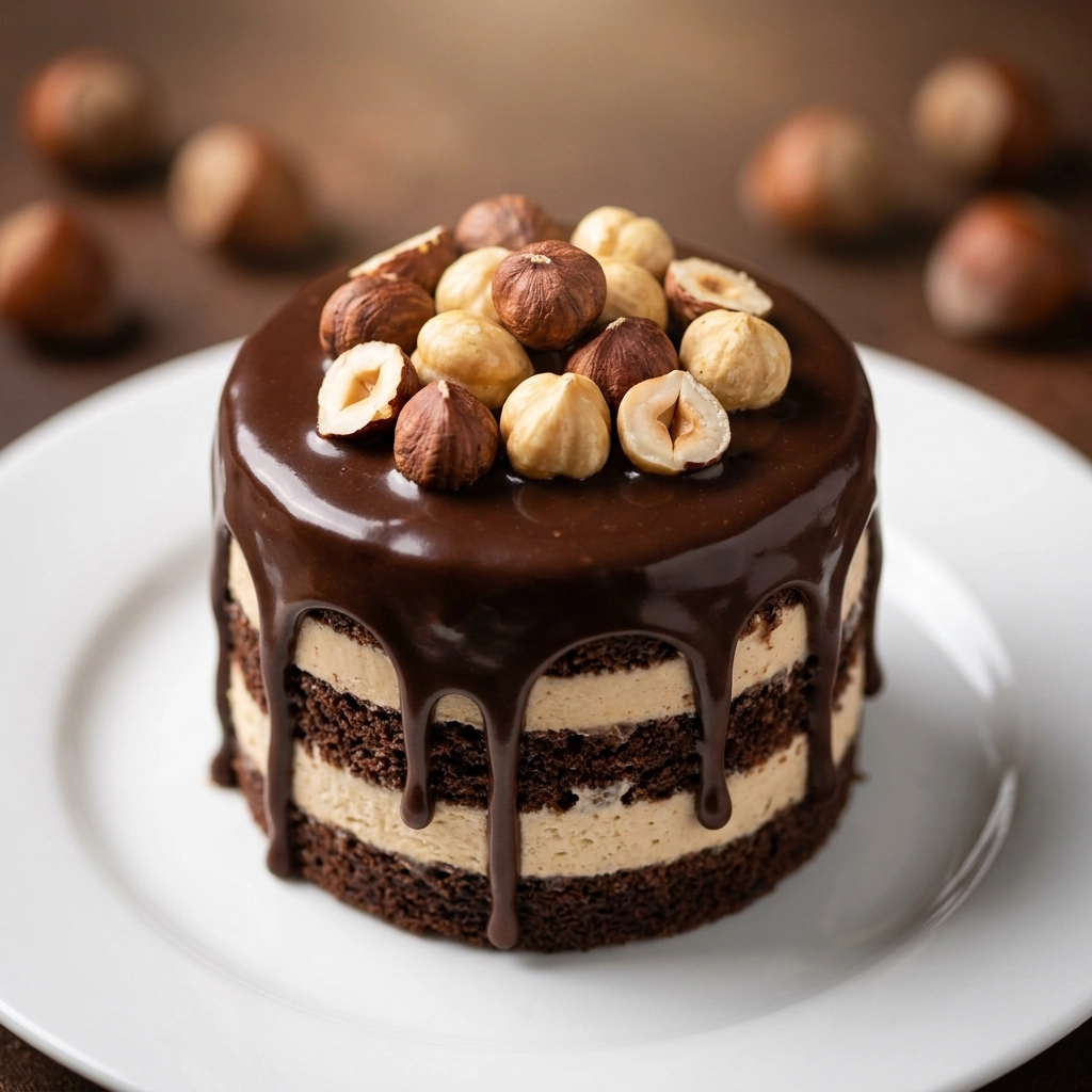 Easy Chocolate Hazelnut Cake | Moist Nutella Chocolate Cake Recipe