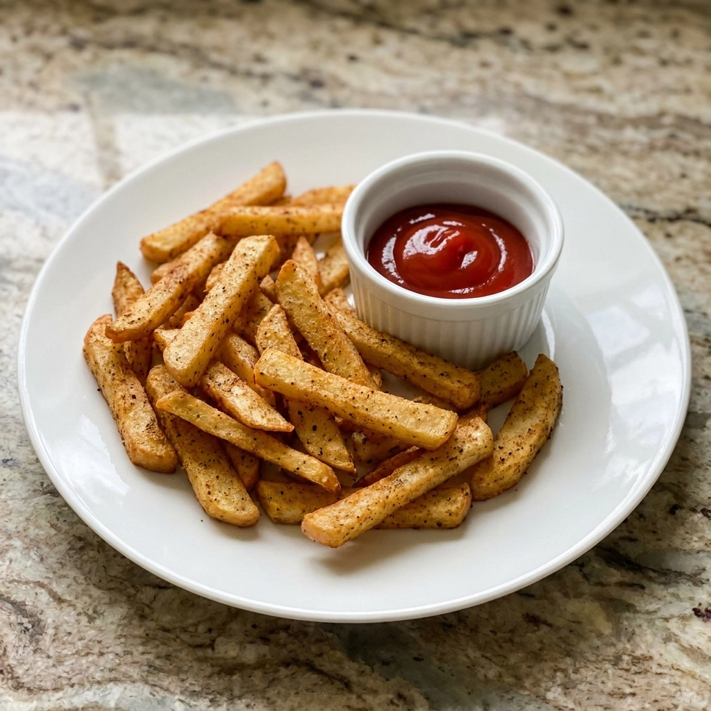 Crispy Air Fryer Apple Fries with Cinnamon Sugar | Easy Healthy Dessert Snack