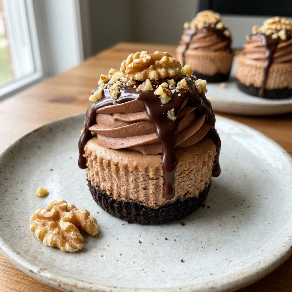 Nutella Cheesecake Cupcakes | Easy Hazelnut Chocolate Dessert Recipe
