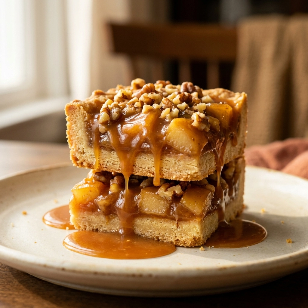 Irresistible Salted Caramel Apple Pie Bars Delight | Easy Fall Dessert Recipe