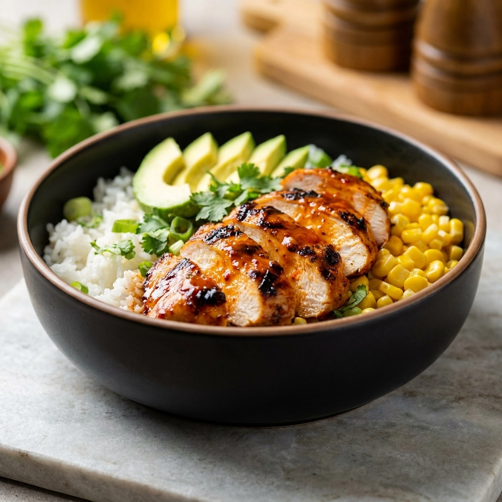 Street Corn Chicken Rice Bowl: Bold Mexican Flavors in One Dish | Easy Dinner Idea