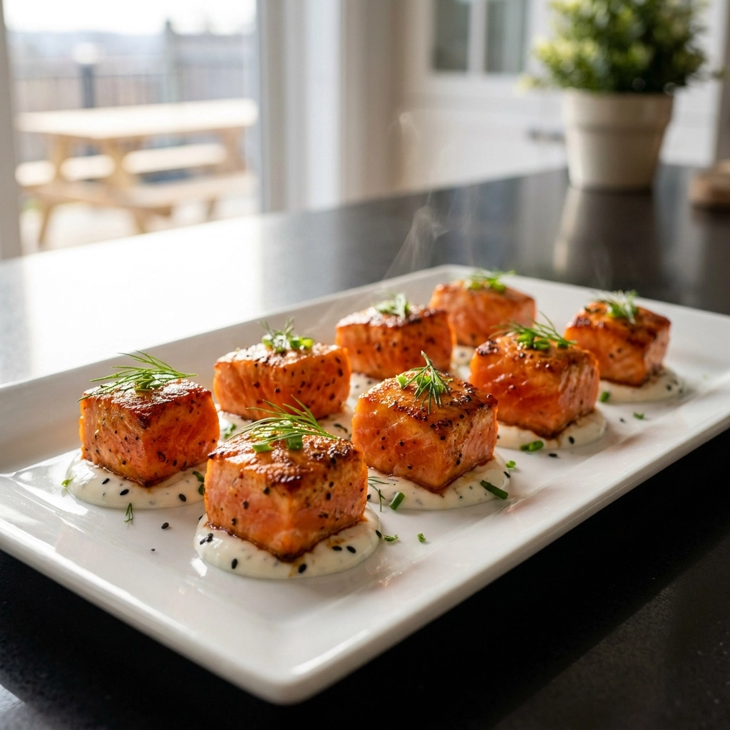 Crispy Bang Bang Salmon Bites | Easy Spicy Seafood Appetizer Recipe
