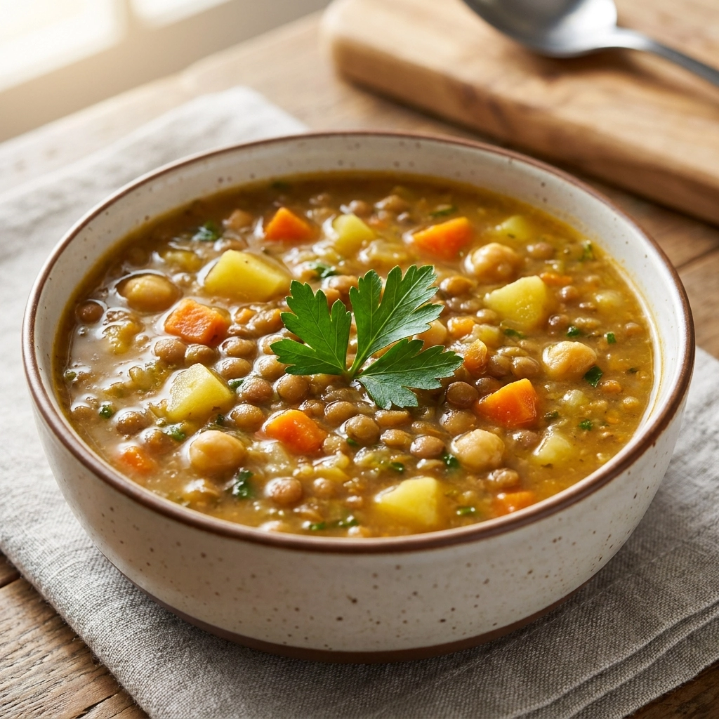 Cozy Lentil Soup Recipe – A Warm Hug in a Bowl | Healthy Vegan Soup